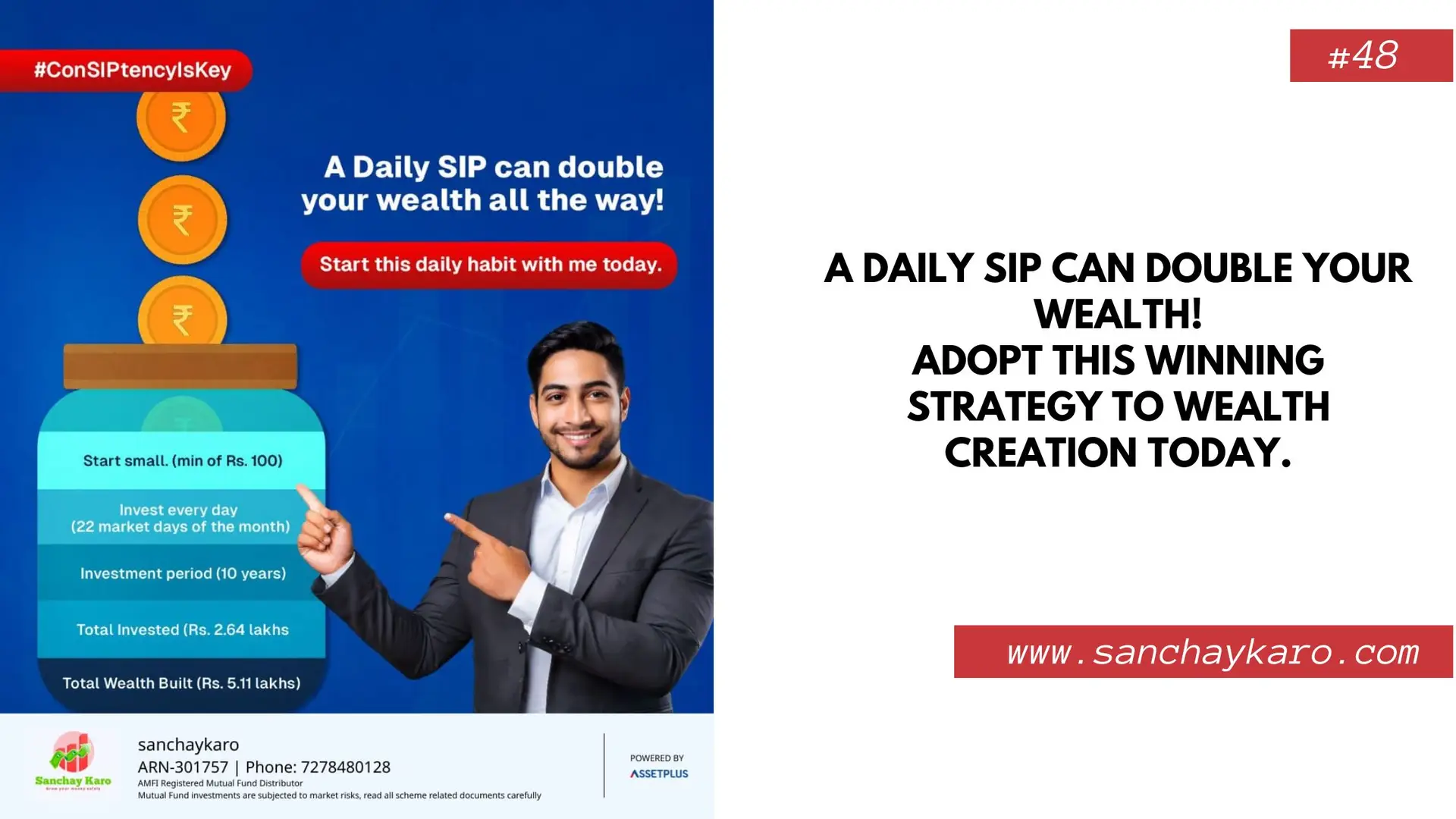 A daily SIP can double your wealth!