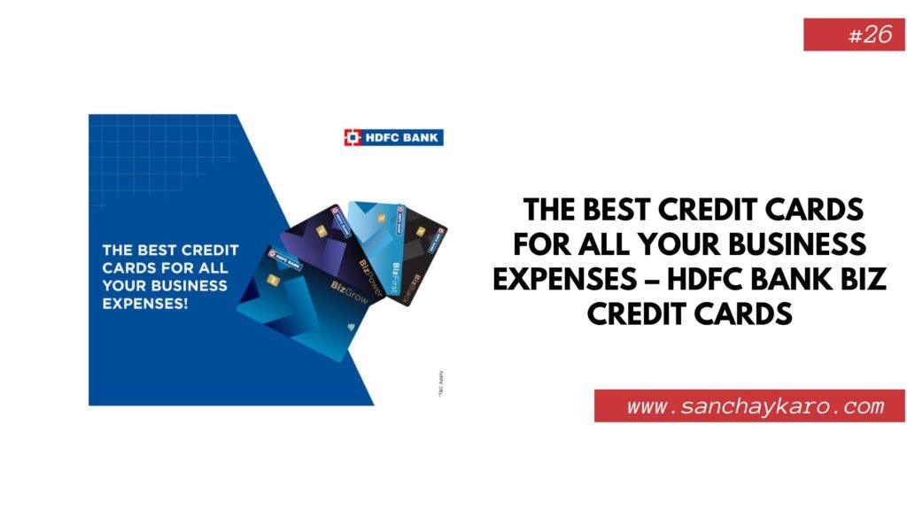 HDFC Bank Biz Credit Cards