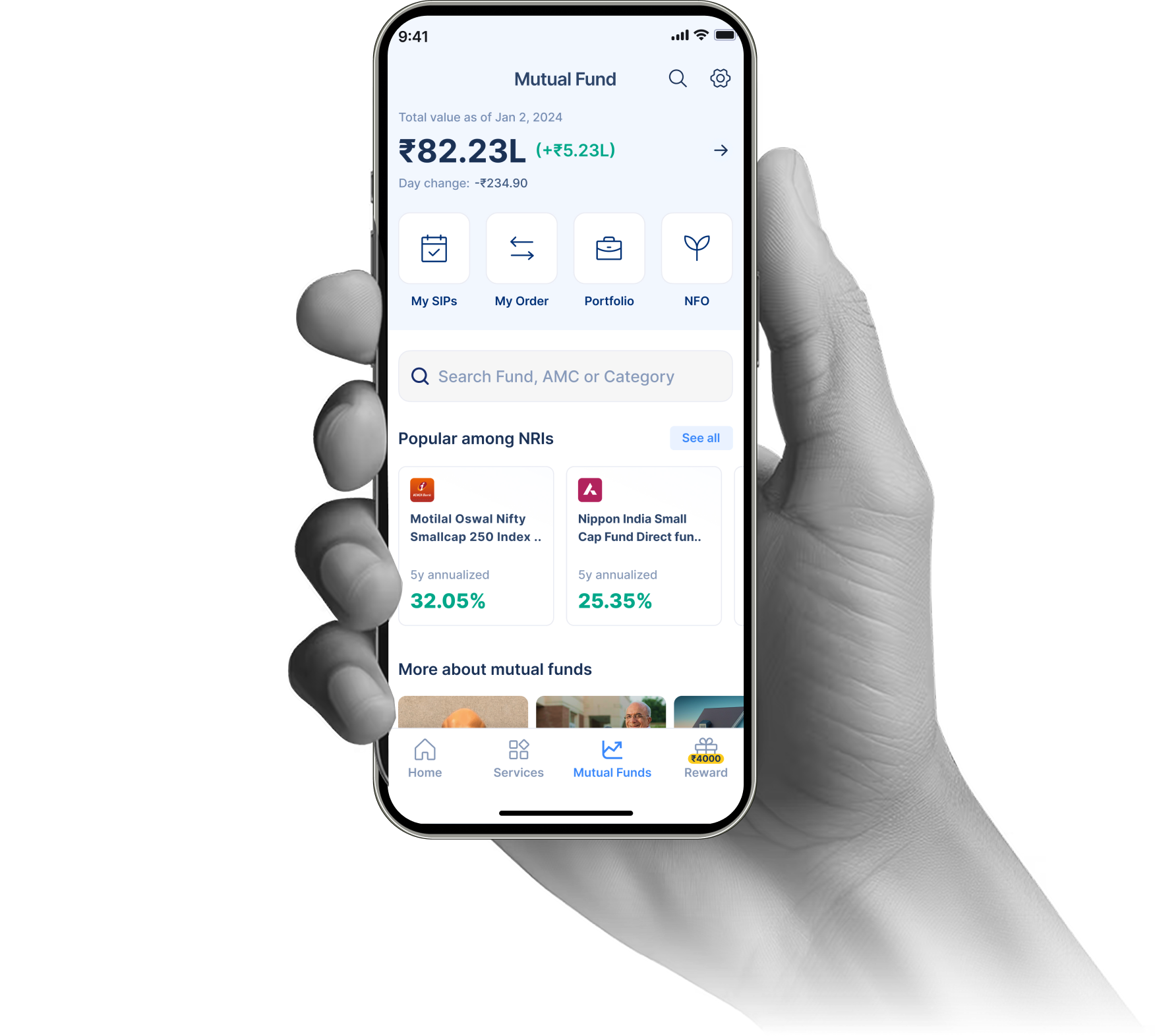 Sanchay Karo SIP App Dashboard