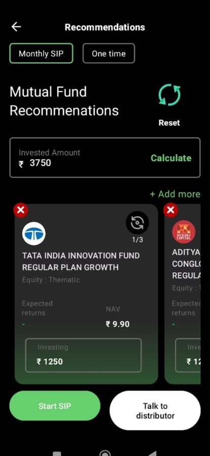 Reommoandation fund 1