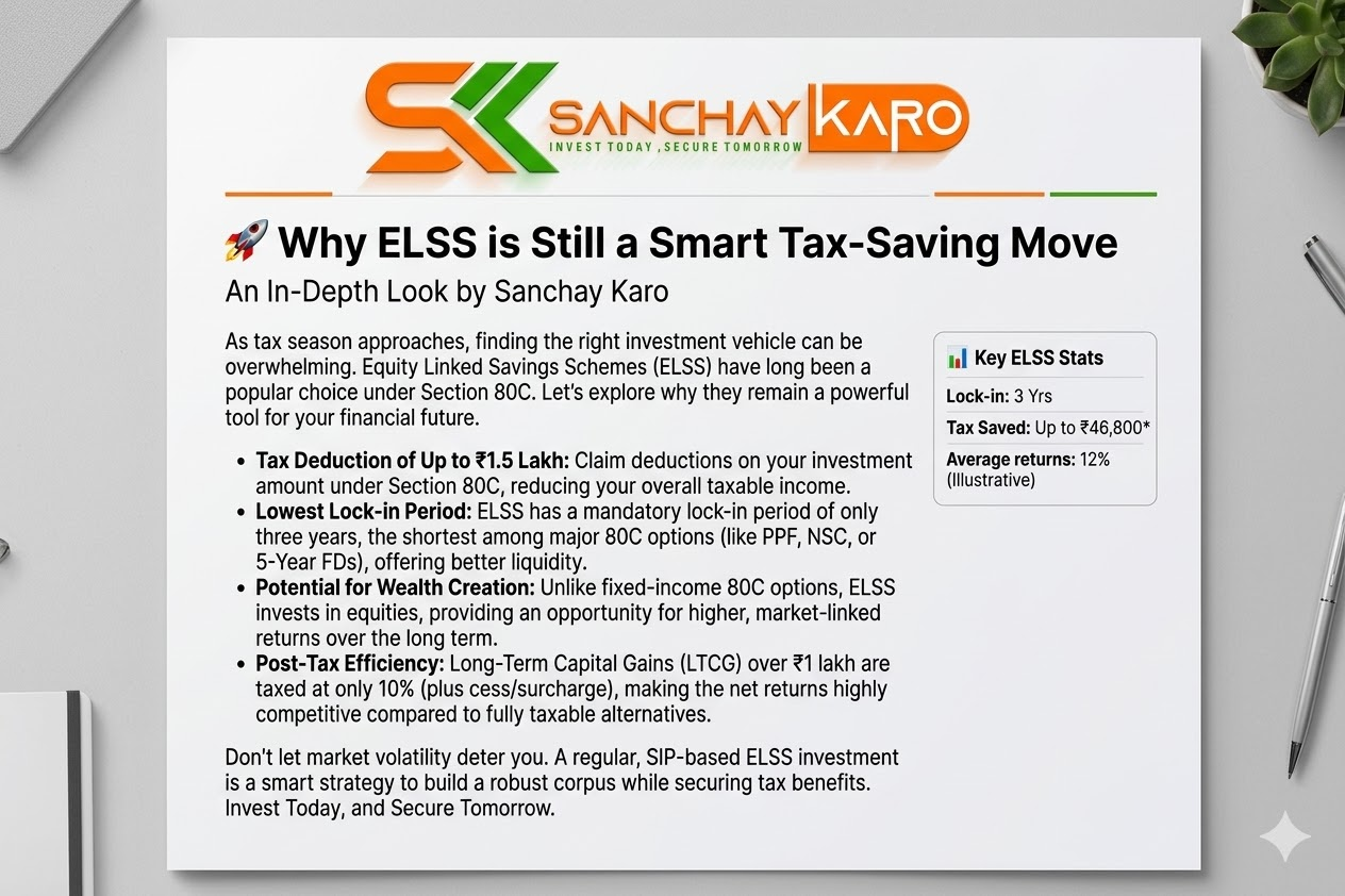 🚀 Why ELSS is Still a Smart Tax‑Saving Move