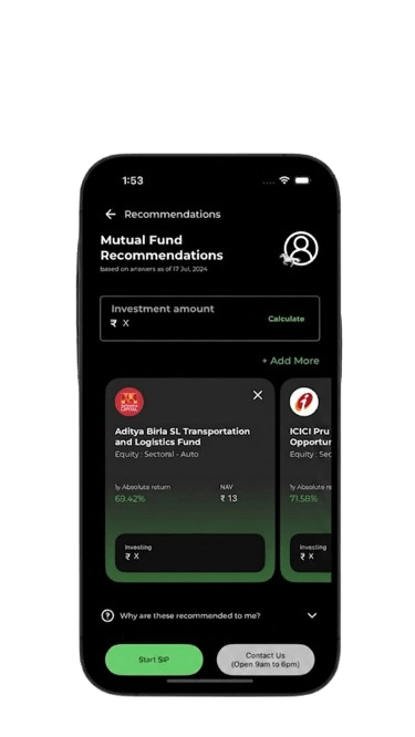 Sanchay Karo SIP App Dashboard