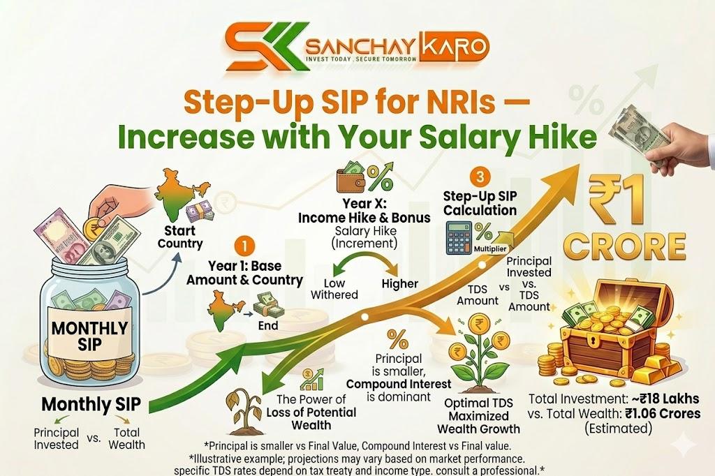 Step-Up SIP for NRIs — Increase with Your Salary Hike