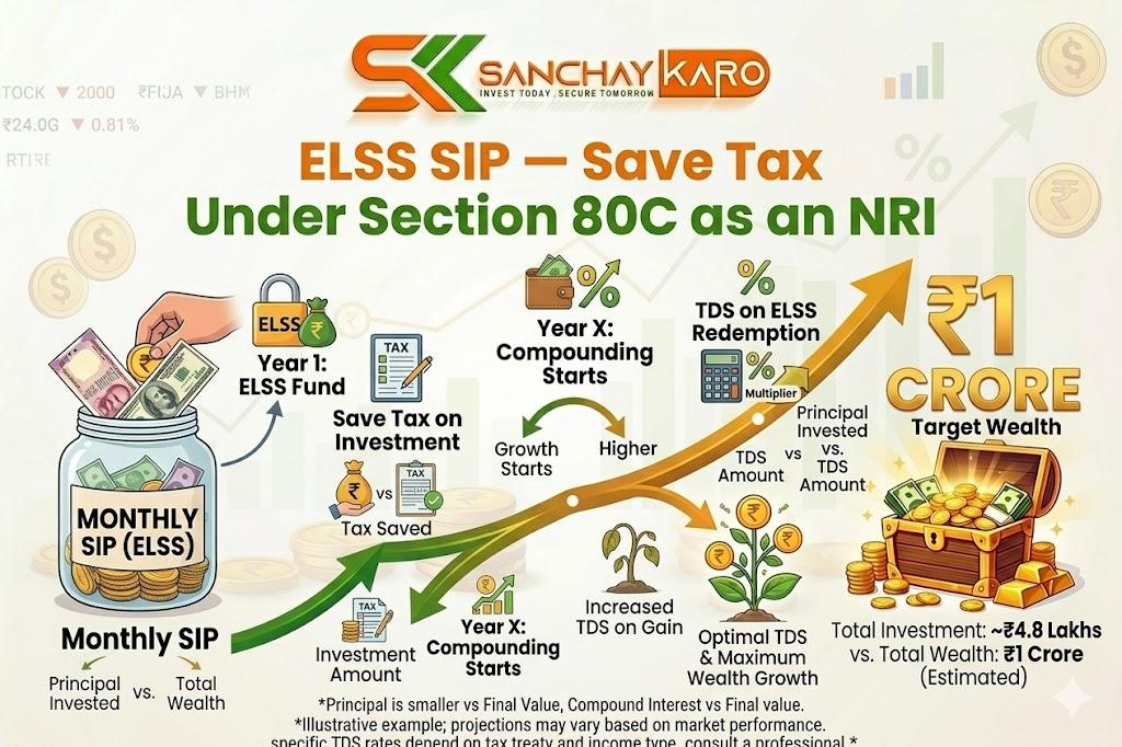 ELSS SIP — Save Tax Under Section 80C as an NRI