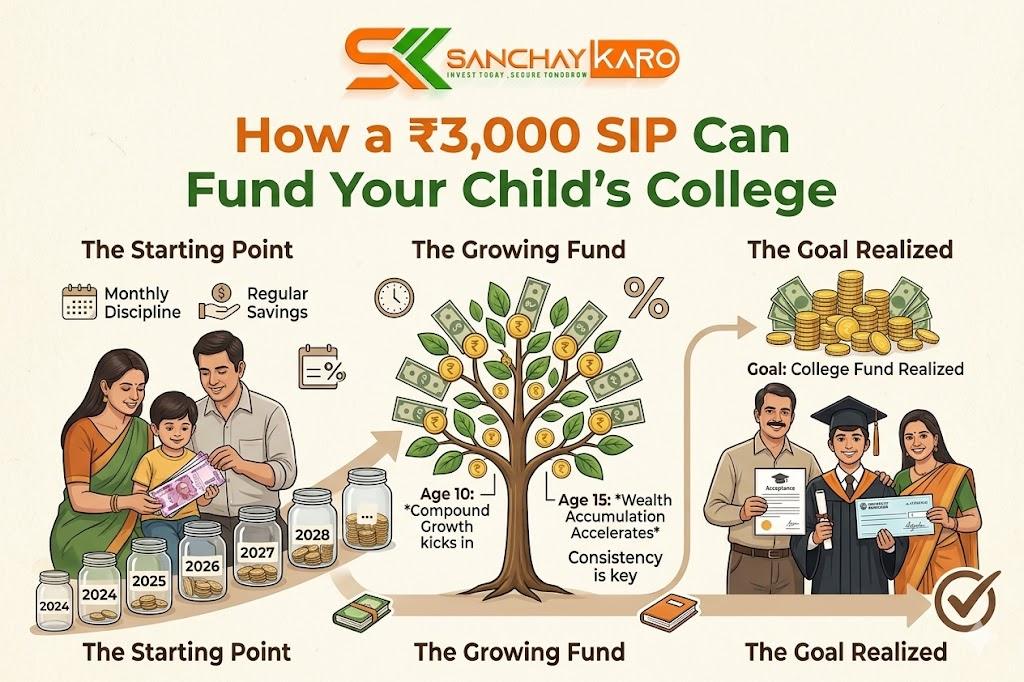 How a 3000 SIP Can Fund Your Child College