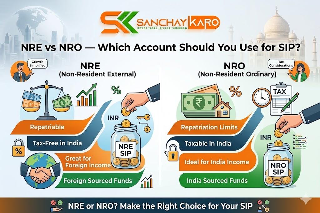 NRE vs NRO — Which Account Should You Use for SIP?
