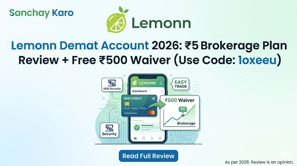 Lemonn Demat Account ₹5 Brokerage Plan