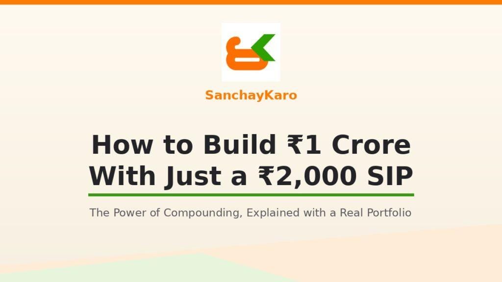 How to Build ₹1 Crore With Just a ₹2000 SIP 1 How to Build ₹1 Crore With Just a ₹2000 SIP