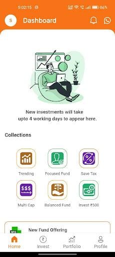 Start SIP 4 Sanchay Karo App Screen 3