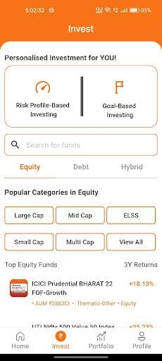 Start SIP 5 Sanchay Karo App Screen 4