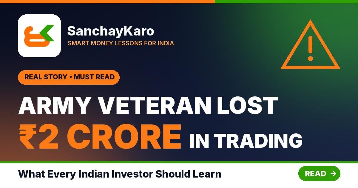 This Army Veteran Lost 2 Crore in Trading